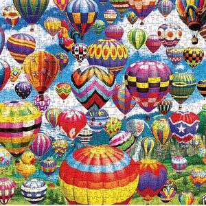 Puzzle 1000 piece Vibrant Sky Colorful Hot Air Balloons